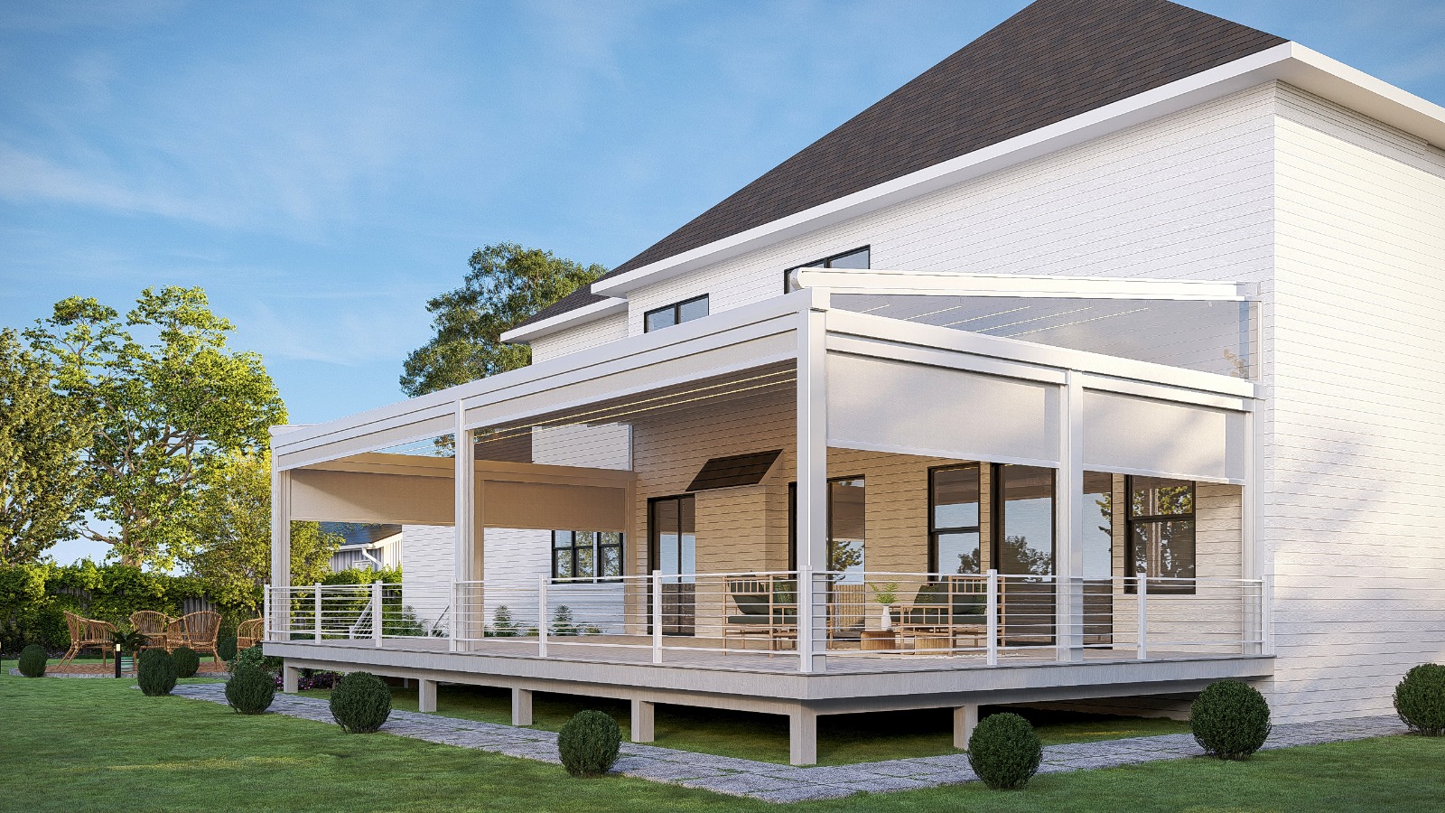 BaDeckt pergola installation 13