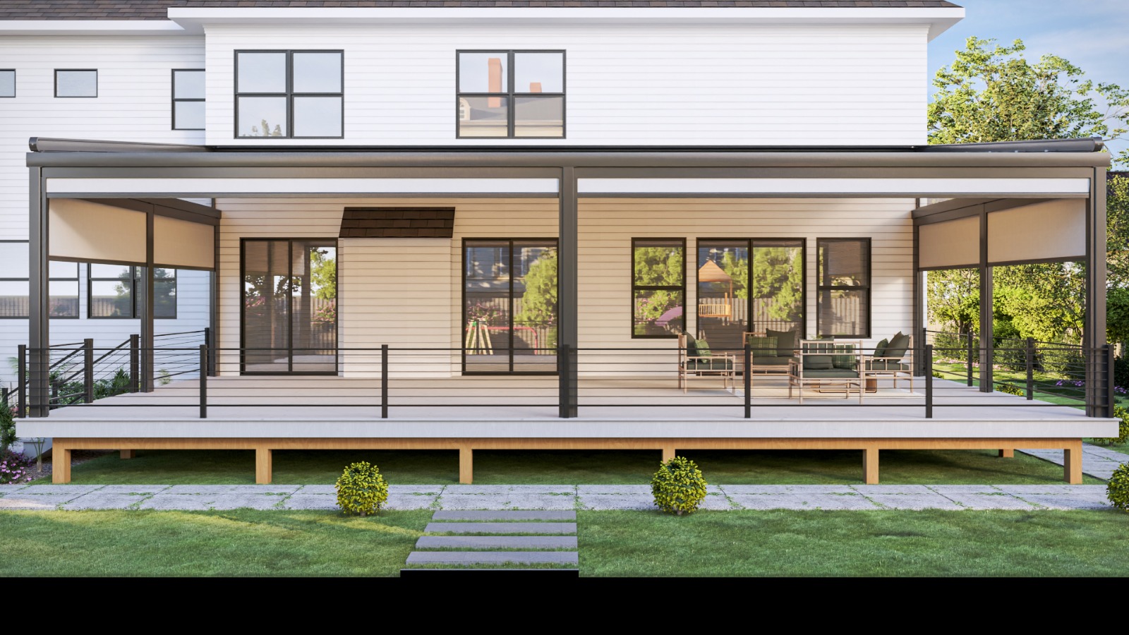 BaDeckt pergola installation 2