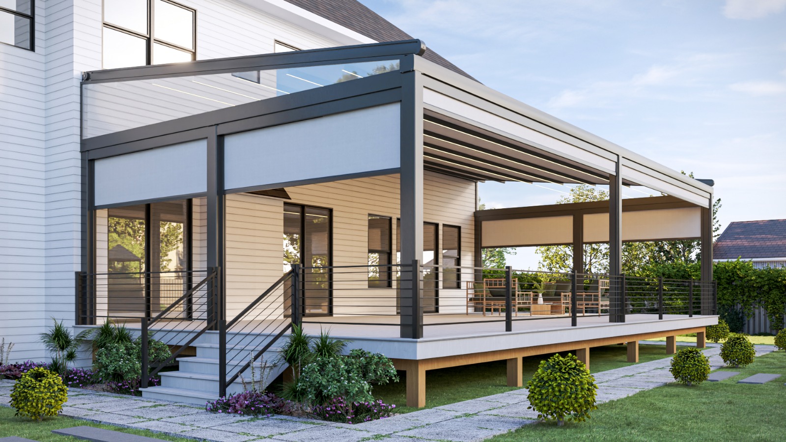 BaDeckt pergola installation 3